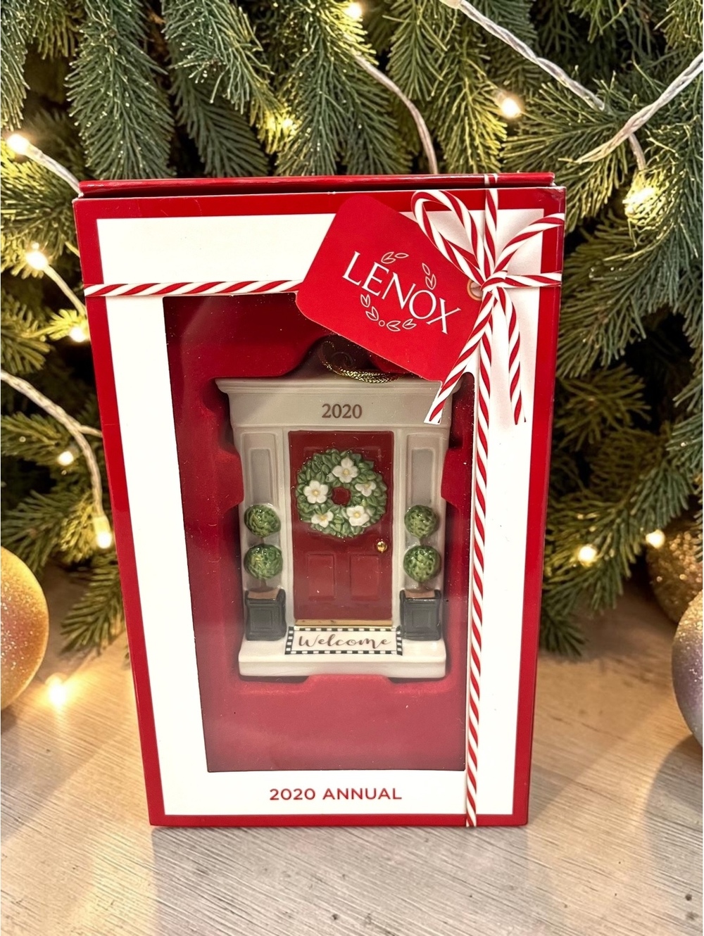 Lenox 2020 Welcome Home Annual Christmas Ornament Porcelain 3.25” NOS Box